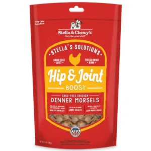 Stella & Chewys Stellas Solutions Hip & Joint Boost Chicken Grain-Free Freeze-Dried Raw Dog Food dog sweater dog tuxedo dog dress holiday dog outfit dog birthday shirt