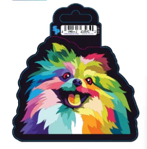Sticker - Large - Color Patches - Pomeranian dog pain relief hip joint supplement senior dog care pet arthritis aid dog skin supplement