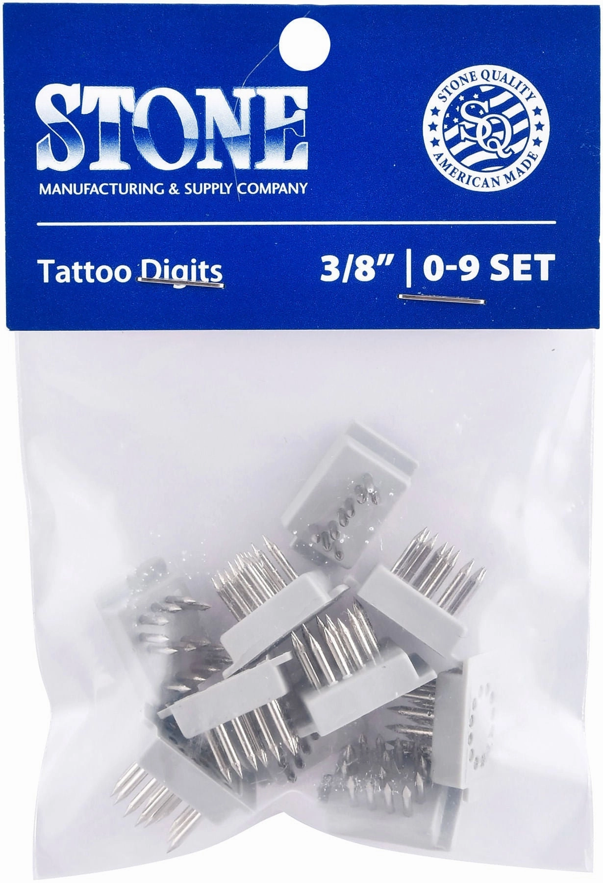 Stone Standard Tattoo Digits, 0-9 Set chicken supplies backyard chicken coop accessories poultry food chicken vitamins