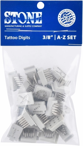 Stone Standard Tattoo Letters, A-Z Set chicken supplies backyard chicken coop accessories poultry food chicken vitamins