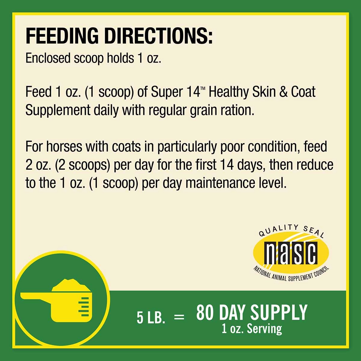Super 14 Powder for Horses, 5 lb (Improved Formula)