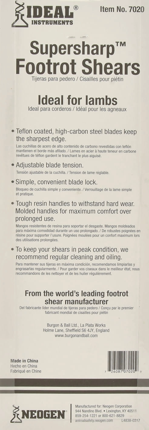 SuperSharp Foot Rot Shears