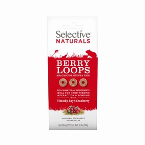 Supreme Science Selective Berry Loops with Timothy Hay & Cranberry 80g puppy starter kit puppy crate puppy collar puppy pee pad puppy food