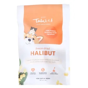 Taki Canadian Halibut Fish Freeze-Dried Treats For Cats & Dogs 60g dog sweater dog tuxedo dog dress holiday dog outfit dog birthday shirt