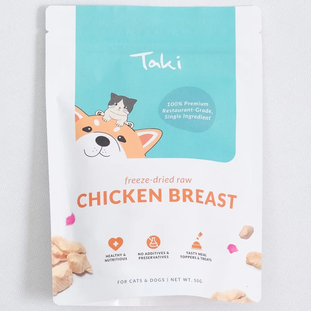 Taki Chicken Breast Freeze-Dried Treats For Cats & Dogs 50g
