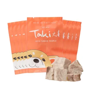 Taki Rabbit Cubes Freeze-Dried Treats For Cats & Dogs (10 Packets) 100g dog sweater dog tuxedo dog dress holiday dog outfit dog birthday shirt
