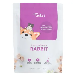 Taki Rabbit Cubes Freeze-Dried Treats For Cats & Dogs 50g dog sweater dog tuxedo dog dress holiday dog outfit dog birthday shirt