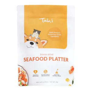 Taki Seafood Platter Freeze-Dried Treats For Cats & Dogs dog sweater dog tuxedo dog dress holiday dog outfit dog birthday shirt