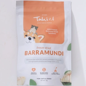 Taki Barramundi Fish Freeze-Dried Treats For Cats & Dogs 70g dog chew toys dog dental chews durable chew toys puppy chew toy bone chew