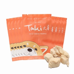 Taki Chicken Breast Freeze-Dried Treats For Cats & Dogs (10 Packets) 100g dog chew toys dog dental chews durable chew toys puppy chew toy bone chew