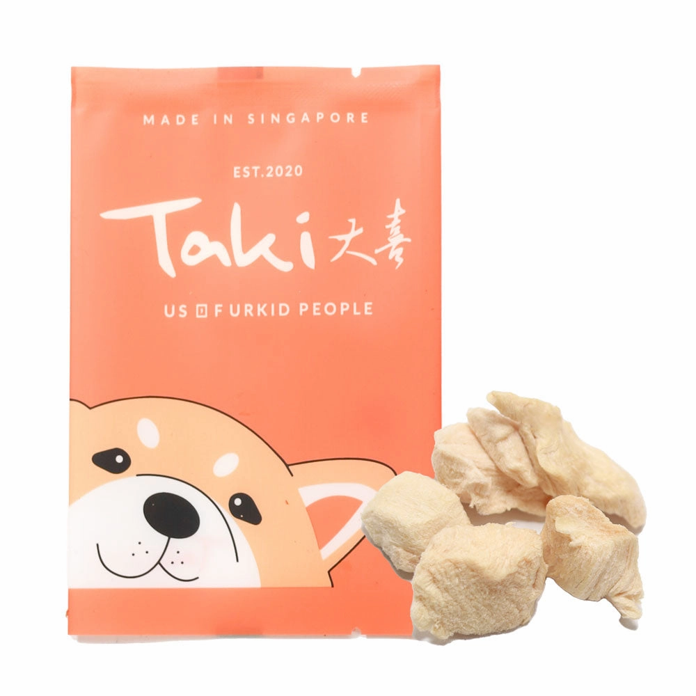 Taki Chicken Breast Freeze-Dried Treats For Cats & Dogs (1 Packet) 10g dog chew toys dog dental chews durable chew toys puppy chew toy bone chew