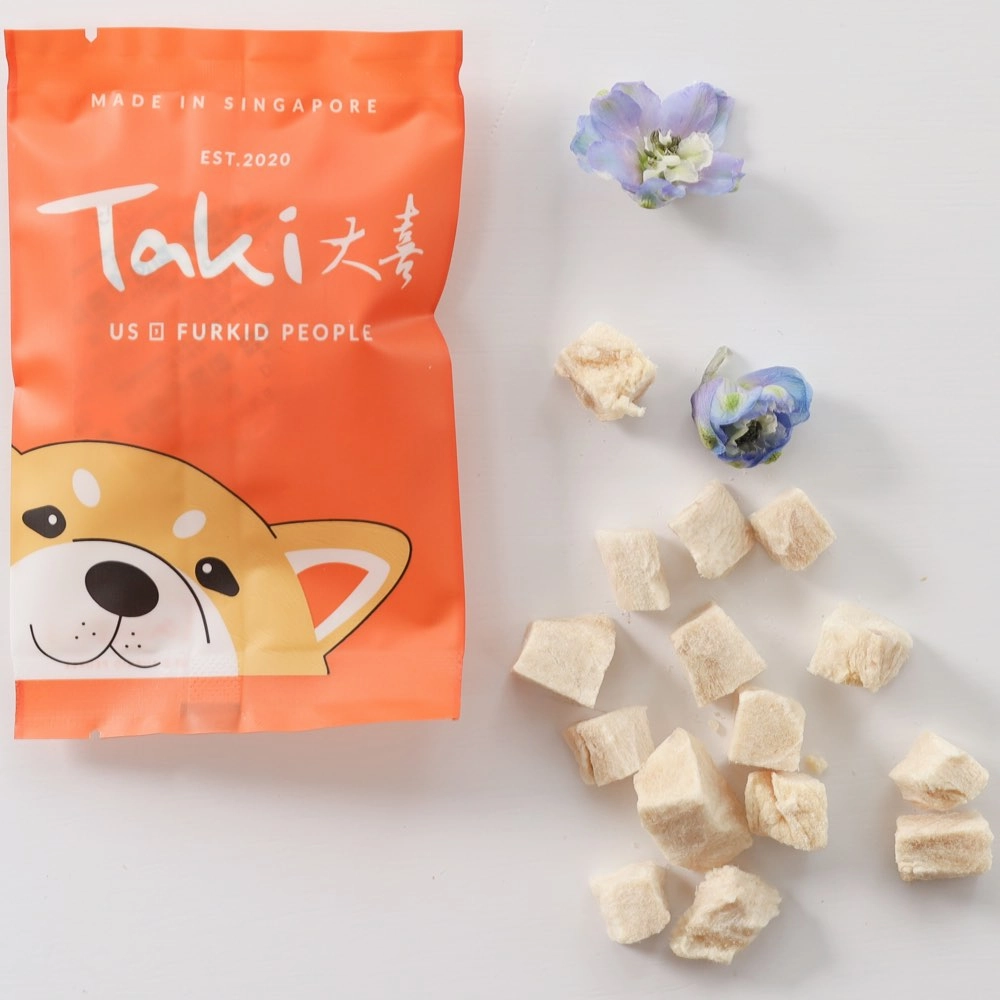 Taki Crocodile Cubes Freeze-Dried Treats For Cats & Dogs (10 Packets) 60g