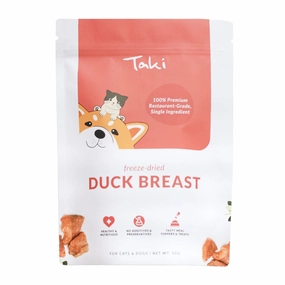 Taki Duck Breast Freeze-Dried Treats For Cats & Dogs 50g cat snacks catnip treats healthy cat food cat reward treats low calorie cat food