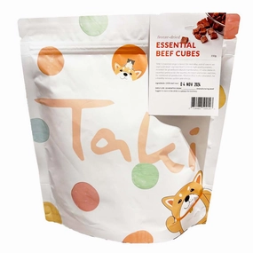 Taki Essential Beef Freeze-Dried Treats For Cats & Dogs 150g dog chew toys dog dental chews durable chew toys puppy chew toy bone chew