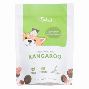 Taki Kangaroo Cubes Freeze-Dried Treats For Cats & Dogs 50g dog chew toys dog dental chews durable chew toys puppy chew toy bone chew