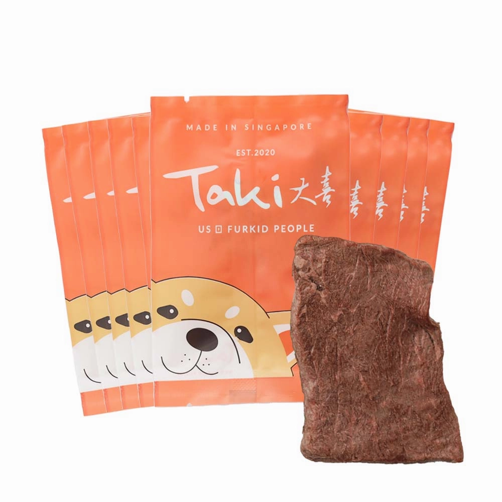Taki Wagyu Beef Steak Freeze-Dried Treats For Cats & Dogs (12 Packets) 84g dog chew toys dog dental chews durable chew toys puppy chew toy bone chew