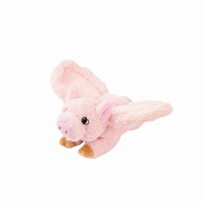 Tall Tails Plush Squeaker Dog Toy - Flying Pig 12"