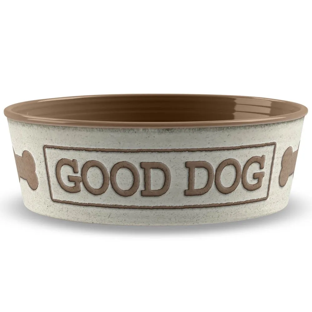 TarHong Good Dog Dog Bowl (Natural) dog bones rawhide chew sticks dog jerky bacon bone