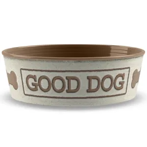 TarHong Good Dog Dog Bowl (Natural) dog bones rawhide chew sticks dog jerky bacon bone