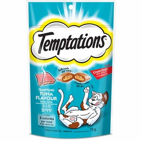 Temptations Tempting Tuna Cat Treats 75g premium cat food dental cat treats cat chicken treats tuna cat food cat fish treats