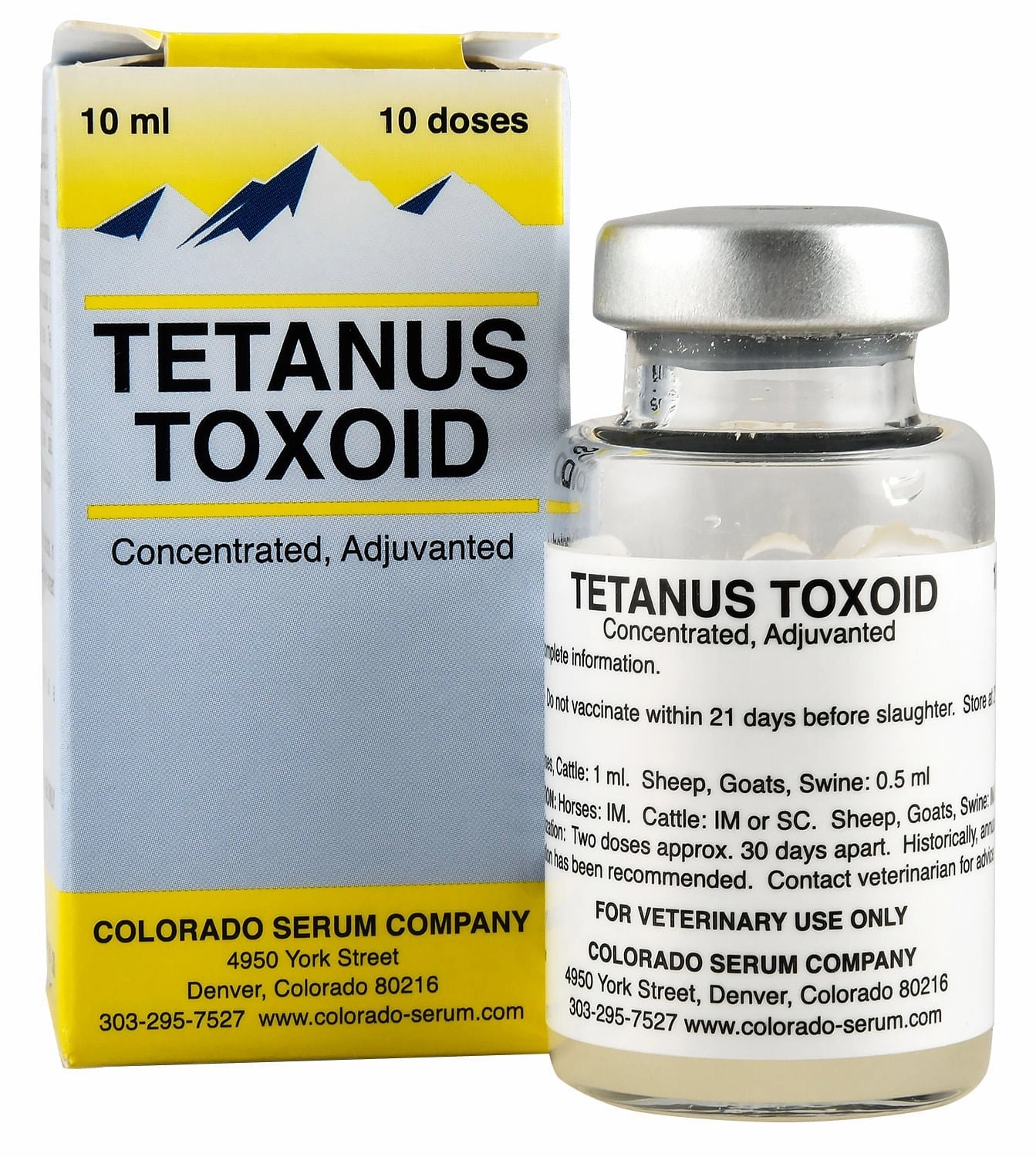 Tetanus Toxoid Concentrate Vaccine for Horses & Livestock chicken supplies backyard chicken coop accessories poultry food chicken vitamins