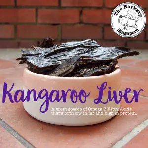 The Barkery Kangaroo Liver Dehydrated Grain-Free Dog Treats 100g dog supplies dog food toys accessories dog bed