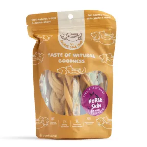 The Source-Sage Club Braided Horse Skin Dog Treats 100g dog supplies dog food toys accessories dog bed
