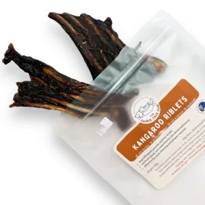 The Source-Sage Club Kangaroo Riblets Grain-Free Dog Chews 100g dog sweater dog tuxedo dog dress holiday dog outfit dog birthday shirt