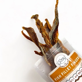 The Source-Sage Club Fish Fillet Fingers Grain-Free Cat & Dog Treats 100g cat snacks catnip treats healthy cat food cat reward treats low calorie cat food