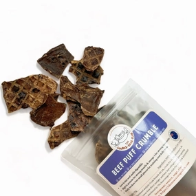 The Source-Sage Club Puff Beef Crumble Grain-Free Cat & Dog Treats 70g cat snacks catnip treats healthy cat food cat reward treats low calorie cat food