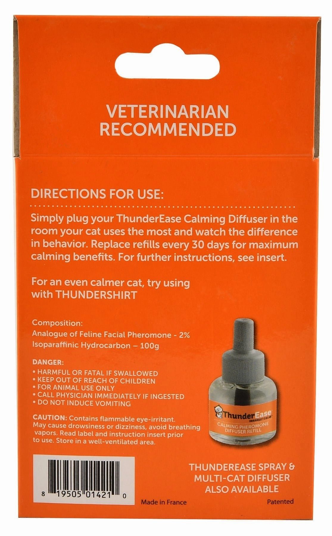 ThunderEase Cat Calming Diffuser Refill