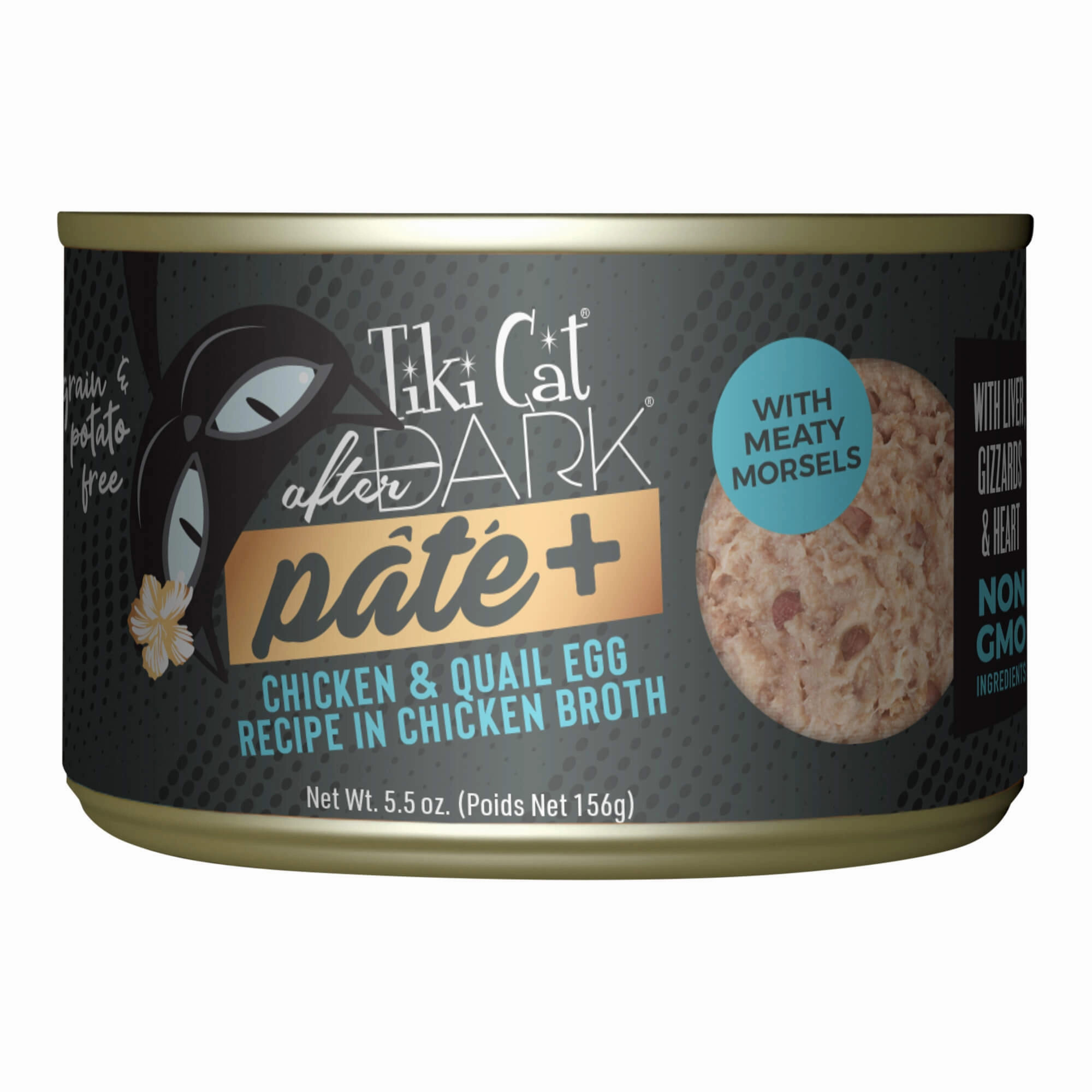 Tiki Cat After Dark Pate  Chicken & Quail Egg