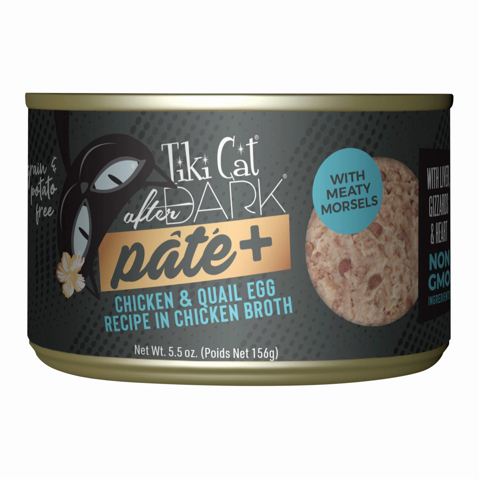 Tiki Cat After Dark Pate  Chicken & Quail Egg