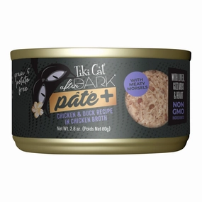 Tiki Cat After Dark Pate  Wet Cat Food, Chicken & Duck cat treats,dry cat food,cat snack pouch