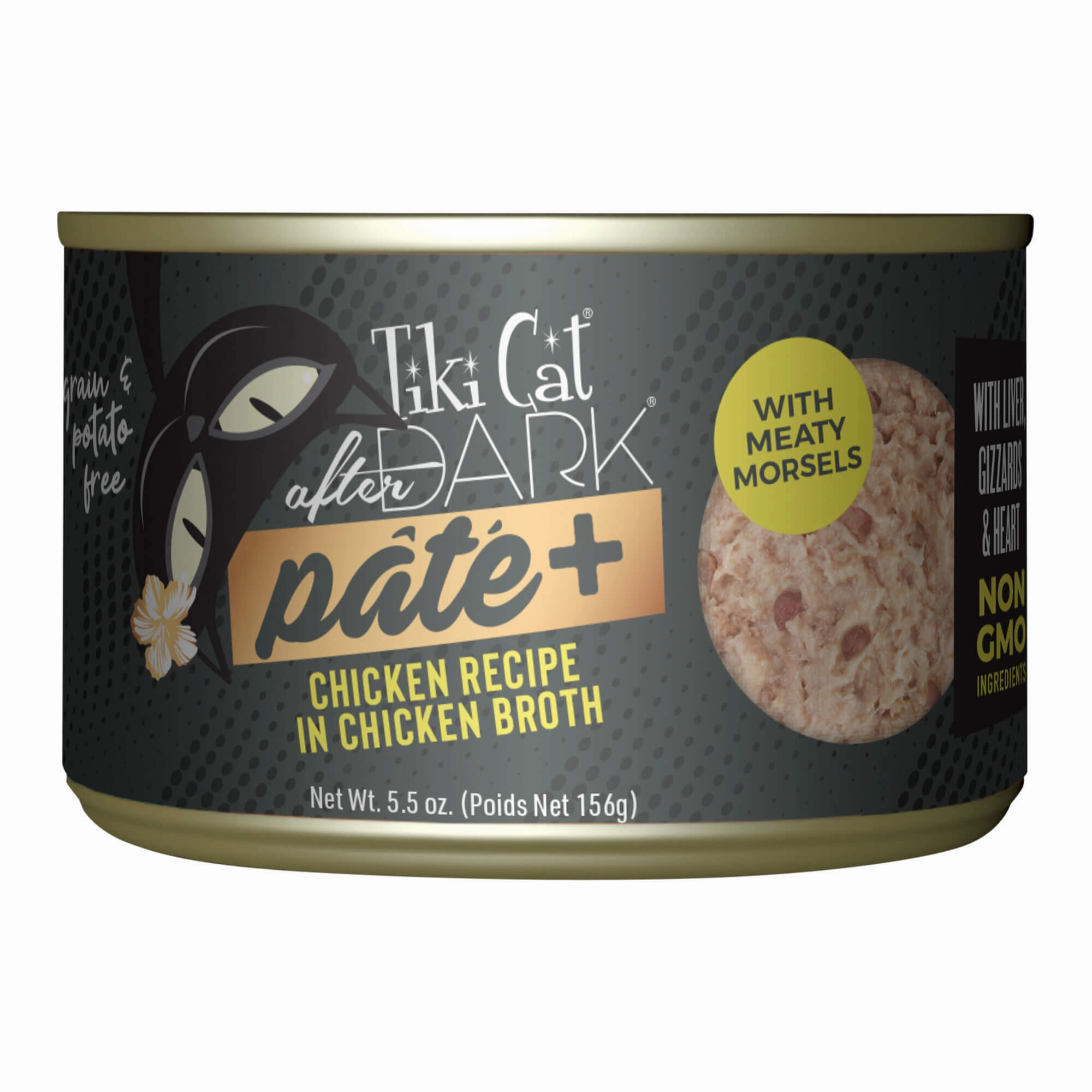 Tiki Cat After Dark Pate  Wet Cat Food, Chicken