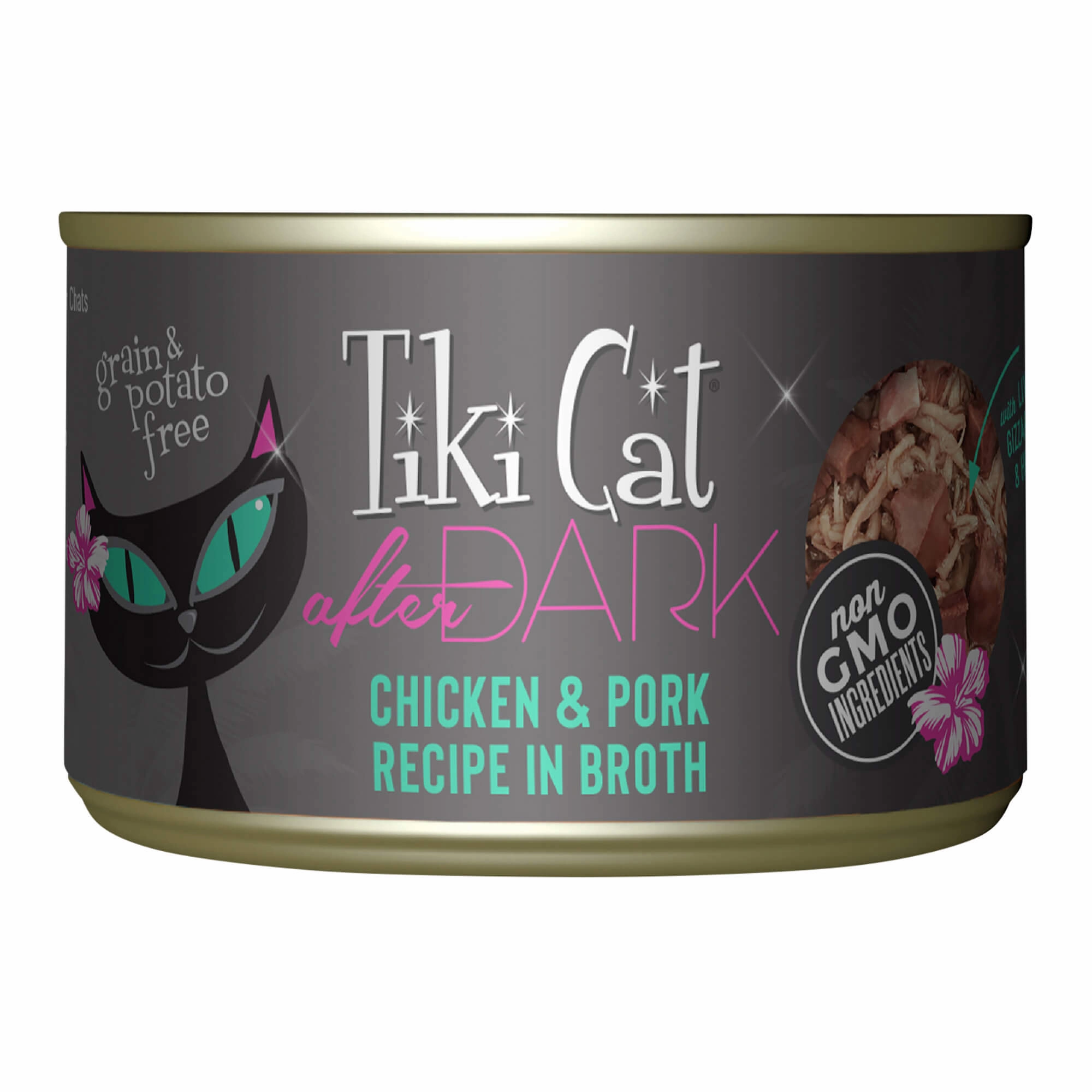 Tiki Cat After Dark Wet Cat Food, Chicken & Pork
