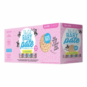 Tiki Cat Baby, Wet Kitten Food, Pate, Variety Pack, 2.4 oz Cans, 12 ct cat climbing tree cat hammock cat steps cat grooming kit cat safety gate
