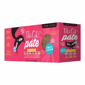 Tiki Cat Grill Pt Wet Cat Food, Variety Pack, 2.8 oz Cans, 12 ct cat climbing tree cat hammock cat steps cat grooming kit cat safety gate