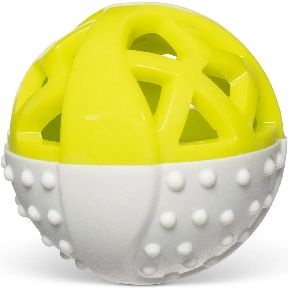 Totally Pooched Catch'n Squeak Rubber Ball Dog Toy (Green) dog bones rawhide chew sticks dog jerky bacon bone
