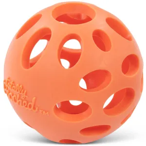 Totally Pooched Huff'n Puff Rubber Ball Dog Toy (Orange) dog travel bowl foldable dog bowl dog water dispenser automatic dog feeder raised dog bowl