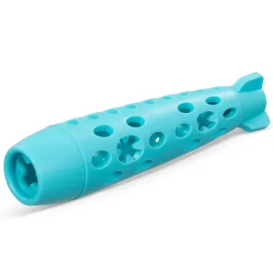 Totally Pooched Stuff'n Chew Rocket Stick Dog Toy (Teal) dog bones rawhide chew sticks dog jerky bacon bone