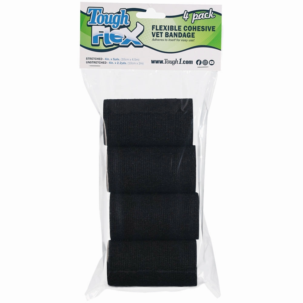 Tough Flex Cohesive Vet Bandages, 4 pk