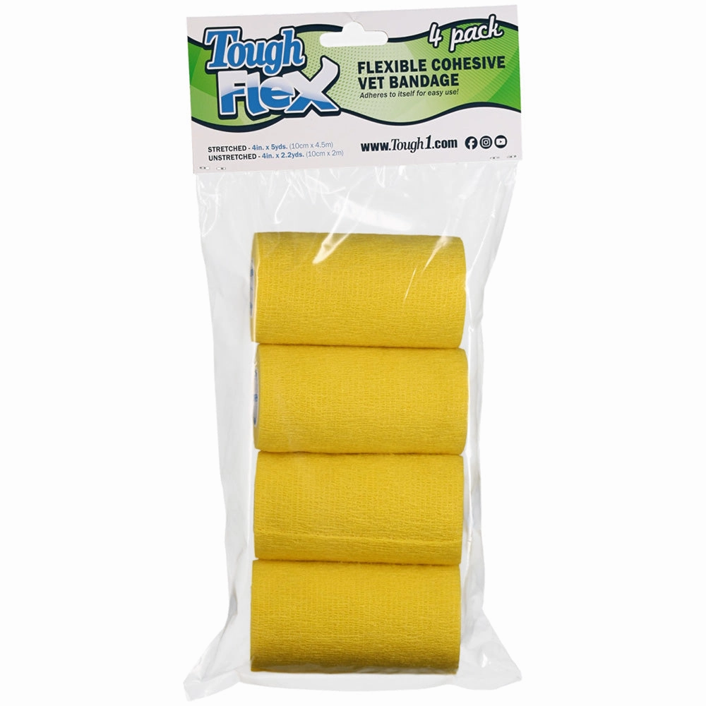 Tough Flex Cohesive Vet Bandages, 4 pk