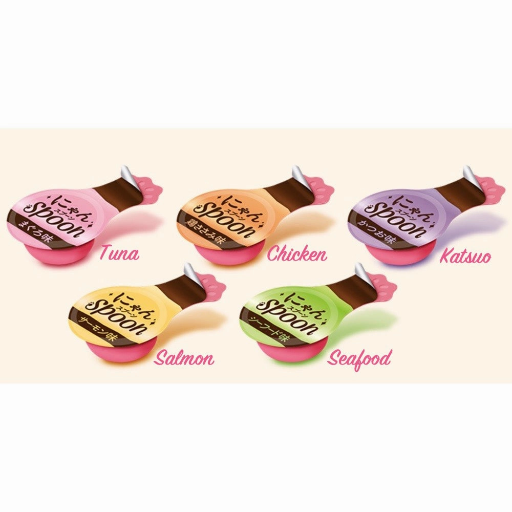 TRIAL SPECIAL 40% OFF (Exp Oct 25): Unicharm Deli-Joy Spoon Creamy Cat Treats 10g cat snacks catnip treats healthy cat food cat reward treats low calorie cat food
