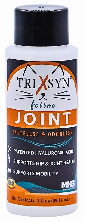 Trixsyn Feline Hyaluronan Cat Supplement, 2 oz cat climbing tree cat hammock cat steps cat grooming kit cat safety gate