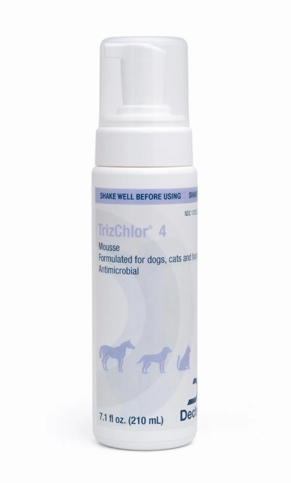 TrizCHLOR 4 Mousse, 7.1 oz cat climbing tree cat hammock cat steps cat grooming kit cat safety gate