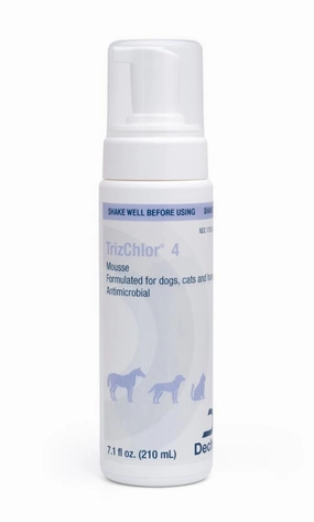 TrizCHLOR 4 Mousse, 7.1 oz cat climbing tree cat hammock cat steps cat grooming kit cat safety gate