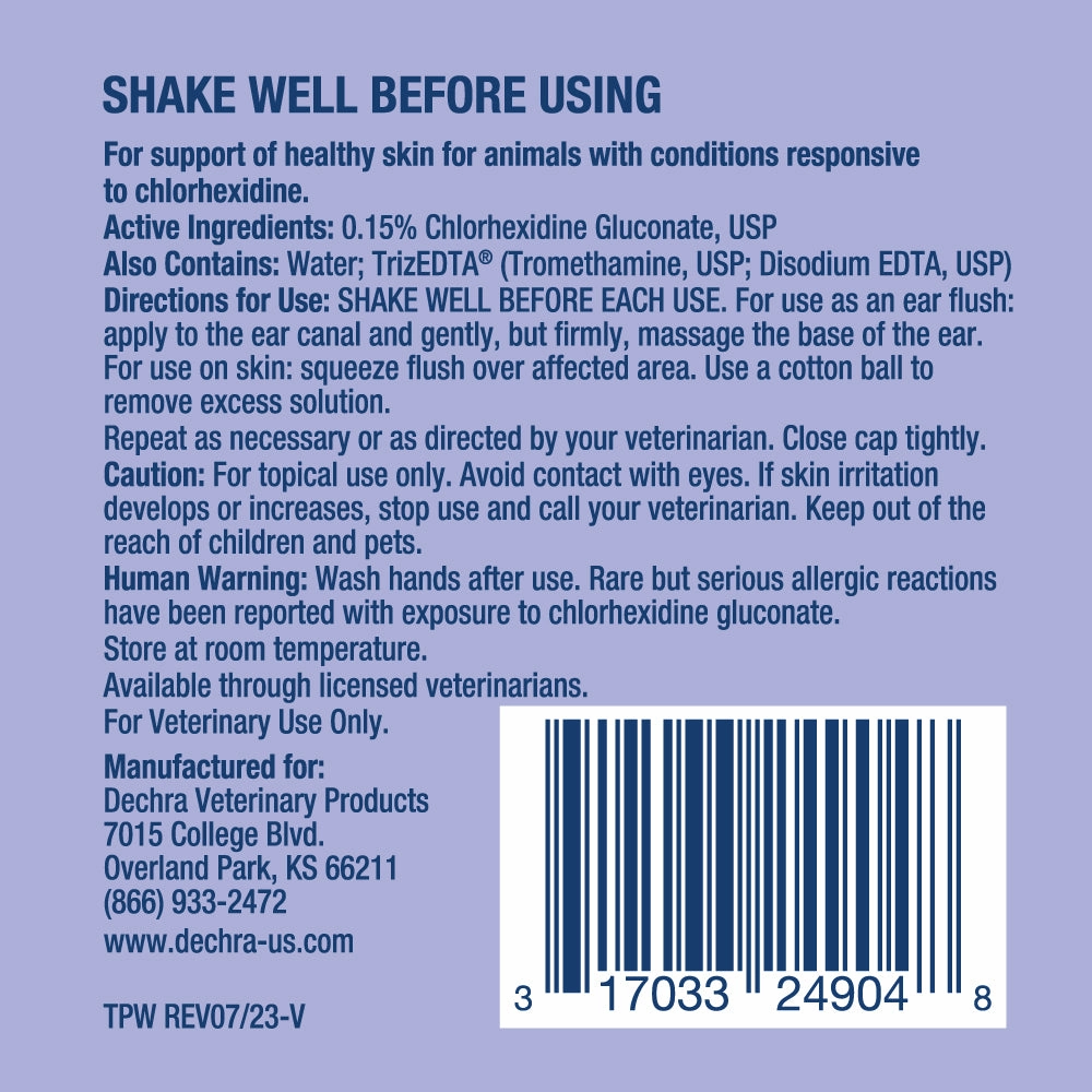TrizChlor Ear Flush for Dogs and Cats, 4 fl oz