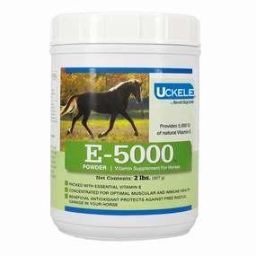 Uckele E-5000 Powder Vitamin E Supplement for Horses poultry remedies poultry supplement goat vitamins sheep probiotics animal health boost