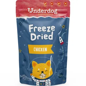 Underdog Chicken Freeze-Dried Grain-Free Dog Treats 50g dog sweater dog tuxedo dog dress holiday dog outfit dog birthday shirt